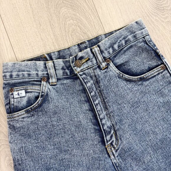 Millers Vintage Womens 26 Denim Cut Off Shorts Acid Wash High Waist Festival - Picture 3 of 6